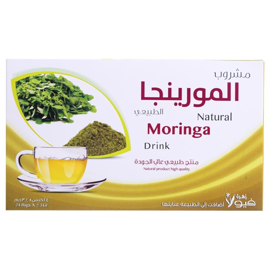 مشروب المورينجا الطبيعي من زهرة فيولا 24 كيس × 3 جرام