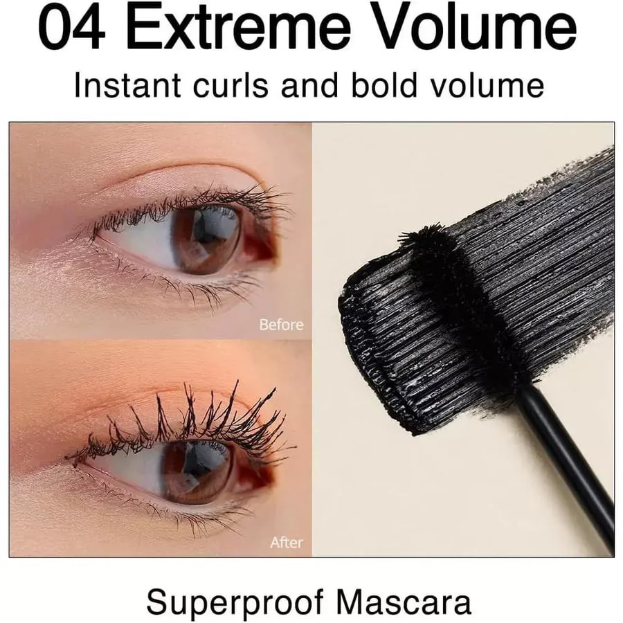 ماسكارا كيل لاش سوبر بروف الثابتة والمقاومة للماء من كليو - 7 جرام - #4 Extreme Volume