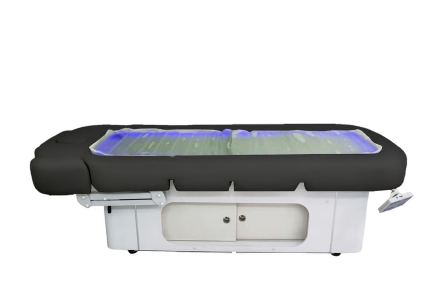 سرير الكتروني 3 حركات مع تدفئه لون اسود من صالون سيستم - موديل B3381A-1
