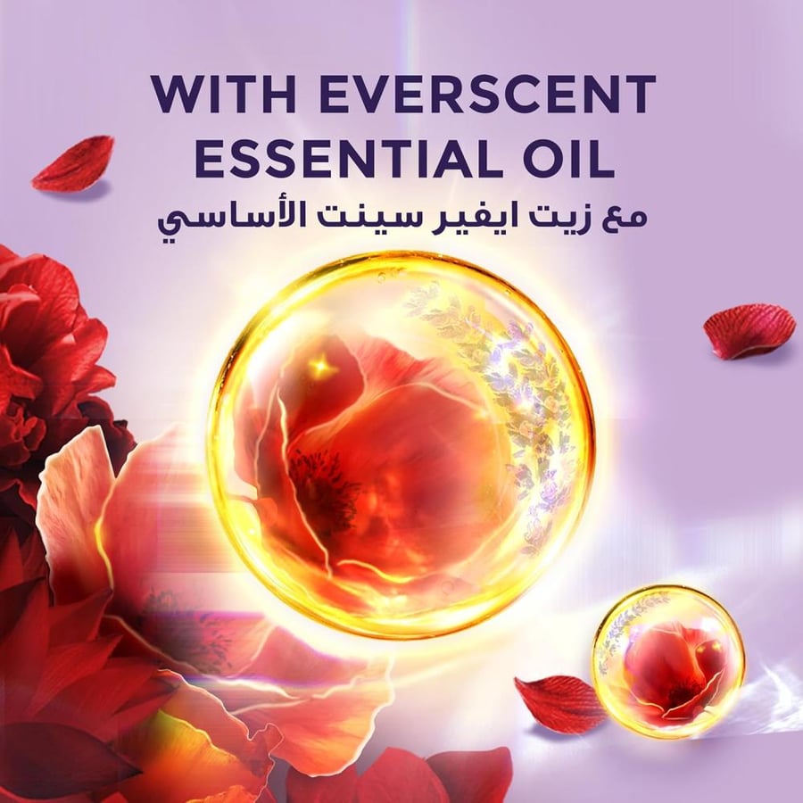 سائل استحمام رومانسية الكركديه من لوكس - 250 مل