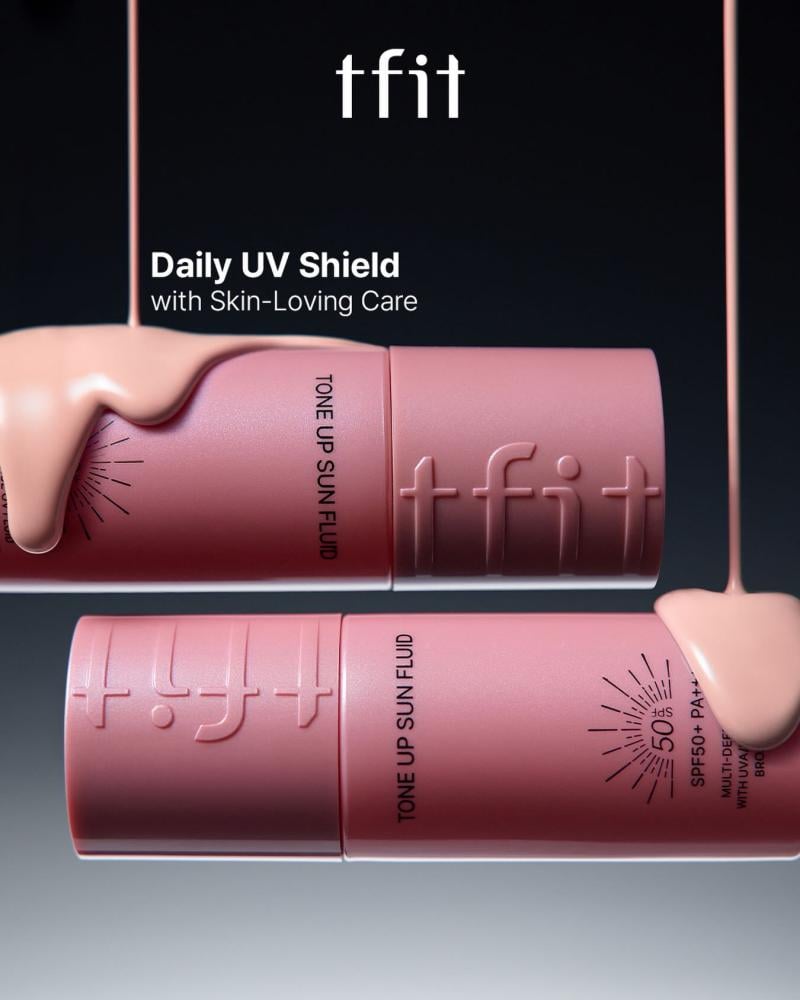 واقي شمس تون أب صن فلويد بعامل حماية SPF50+ لتوحيد البشرة من تي فيت - 50مل
