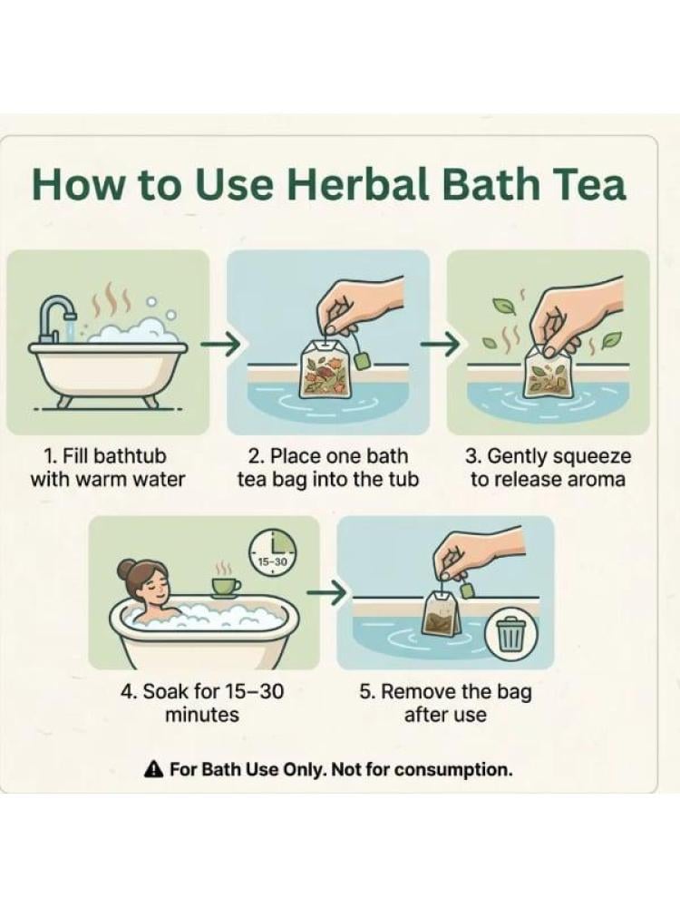 Spa System Chamomile Herbal Bath Tea - 90 g