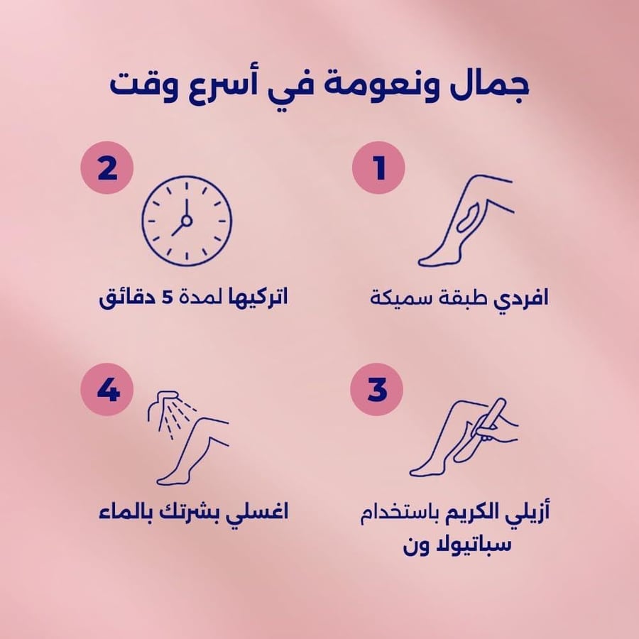 كريم لإزالة الشعر الزائد للبشرة الحساسة من ون – 140 جرام