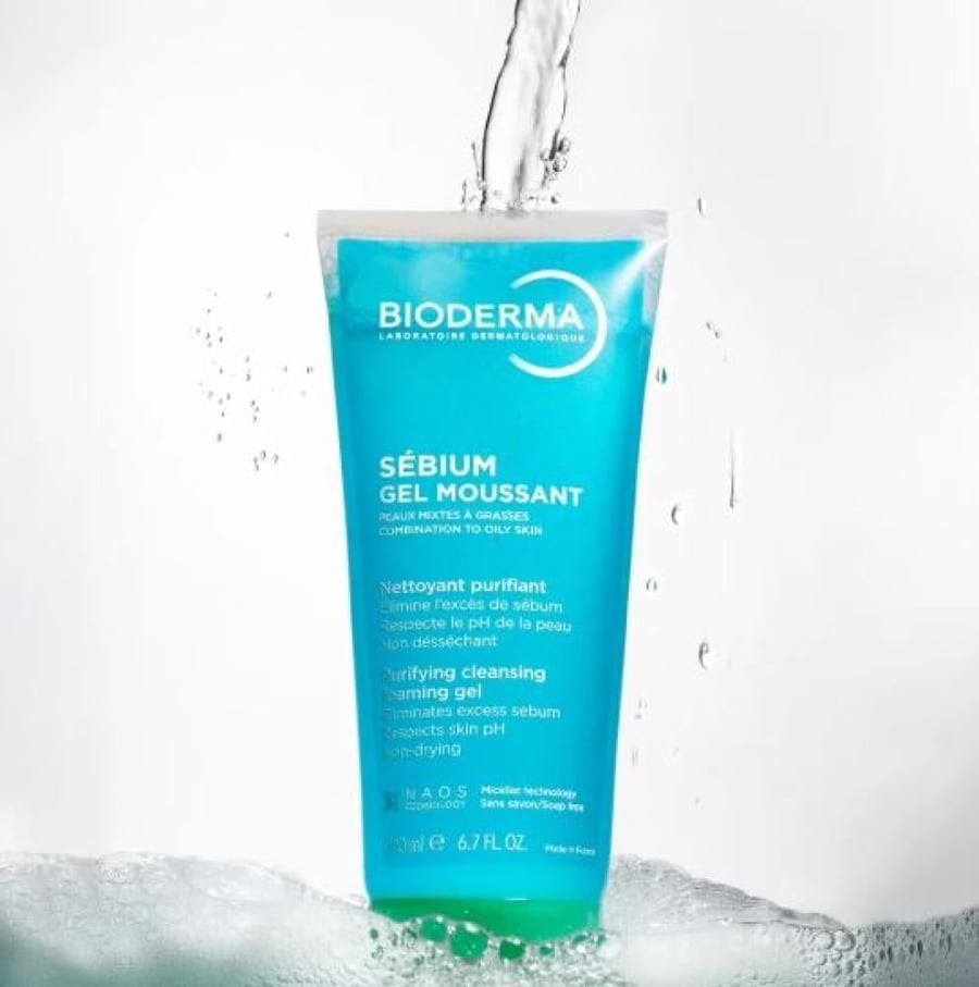 Bioderma Sébium Foaming Gel Cleanser for Oily and Combination Skin - 200 ml
