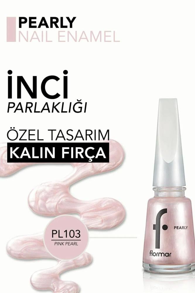 مناكير اظافر من فلورمار - 11مل | PL103 PINK PEARL