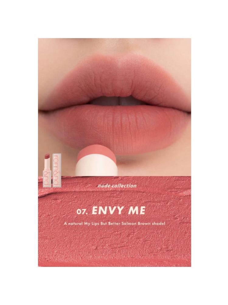 أحمر شفاه زيرو مات من روماند - 07 ENVY ME