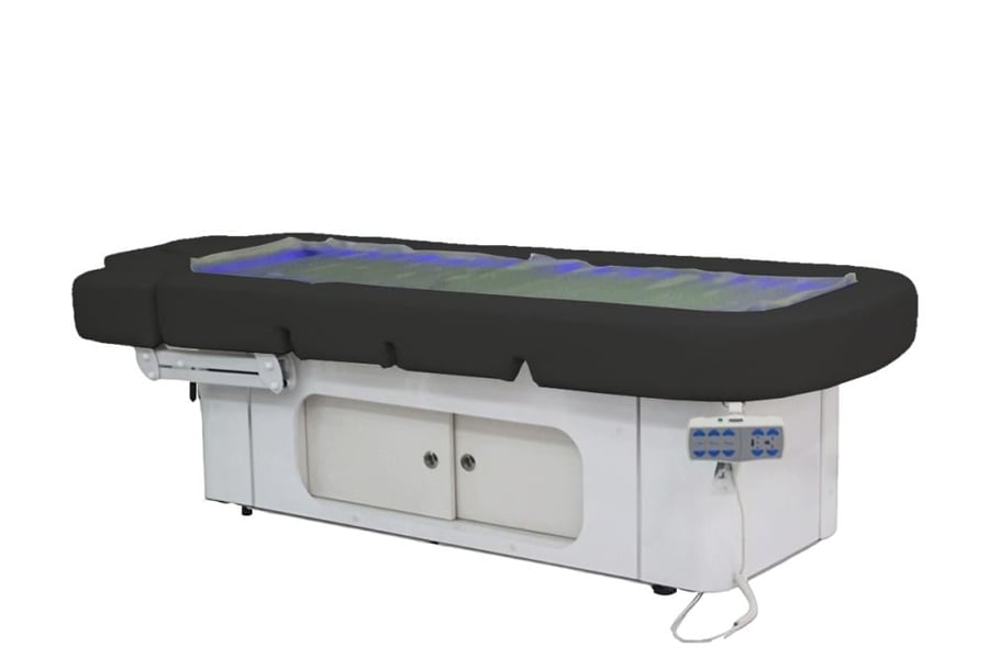 سرير الكتروني 3 حركات مع تدفئه لون اسود من صالون سيستم - موديل B3381A-1