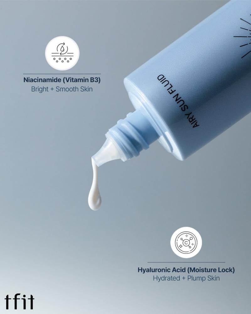 واقي شمس سائل إيري صن فلويد بعامل حماية SPF50+ من تي فيت - 50مل