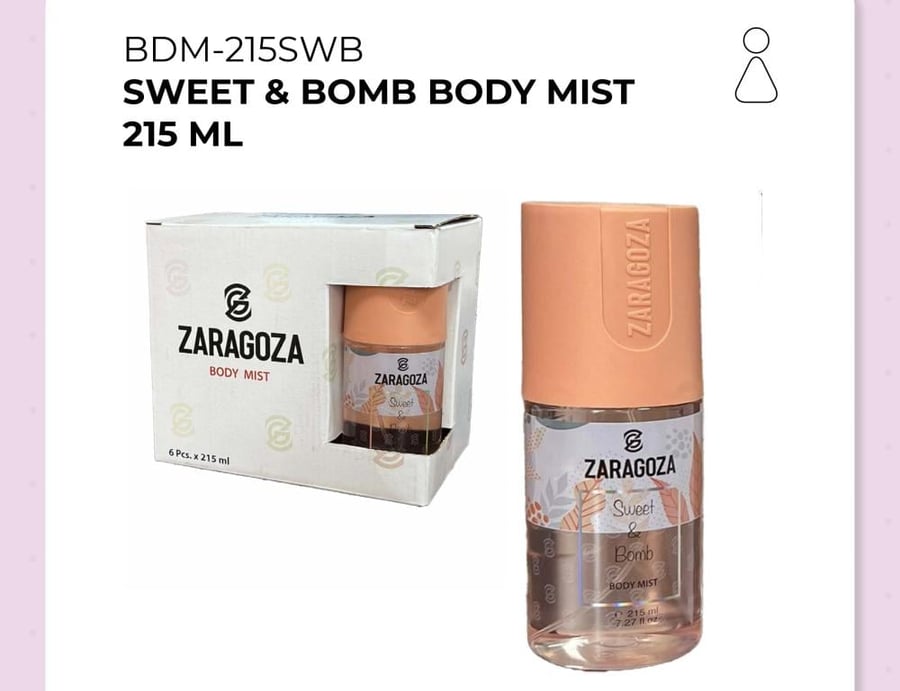 بخاخ معطر الجسم سويت بومب للنساء من زاراقوزا  - 215 مل