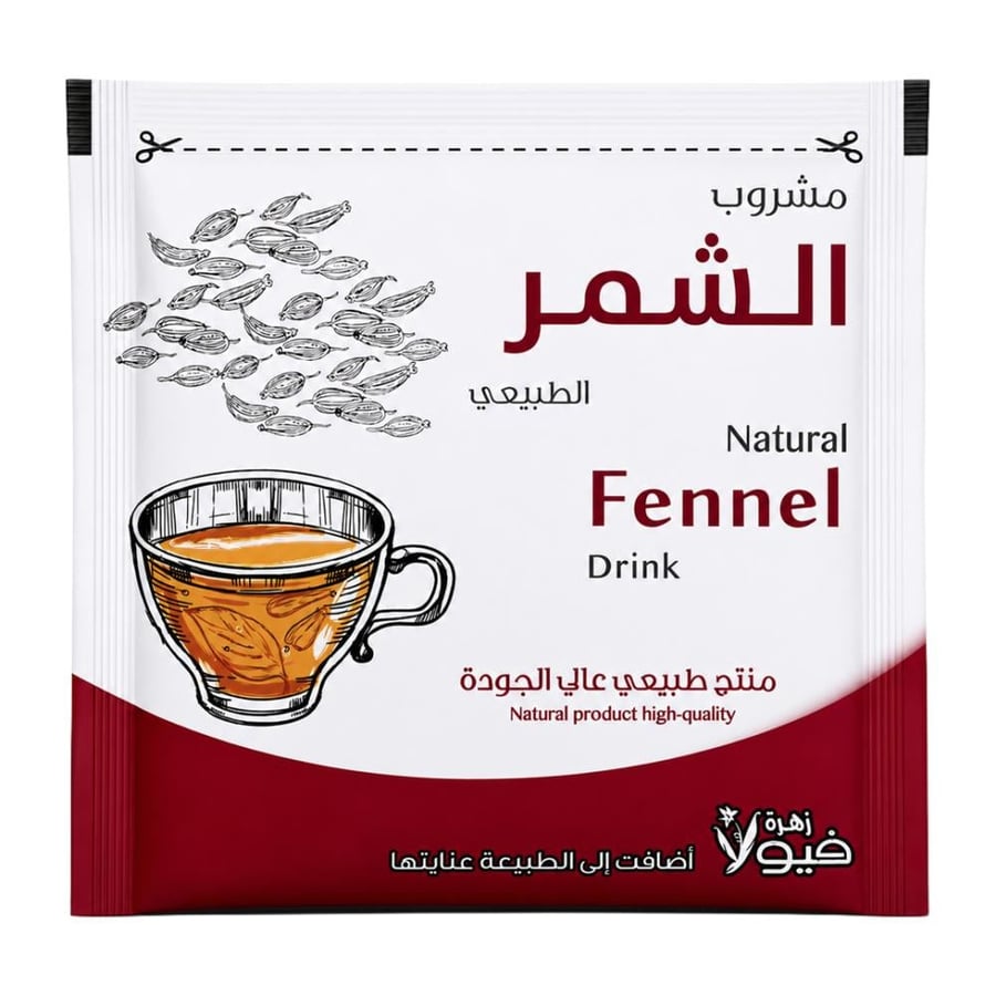 مشروب الشمر الطبيعي من زهرة فيولا - 24 كيس × 3 جرام