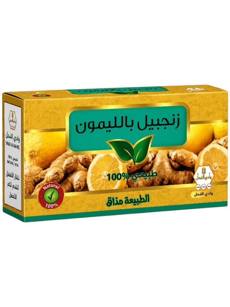 شاي الزنجبيل بالليمون الطبيعي من وادي النحل