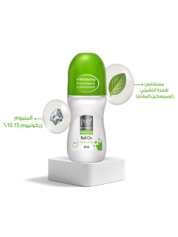 مضاد للتعرق رول اون سبرينغ بلوسوم  من بيور بيوتي - 60 مل