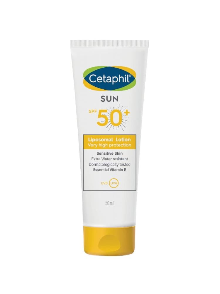 سيتافيل لوشن ليبوسومال للوقاية من الشمس +SPF 50 للبشرة الحساسة - 50 مل