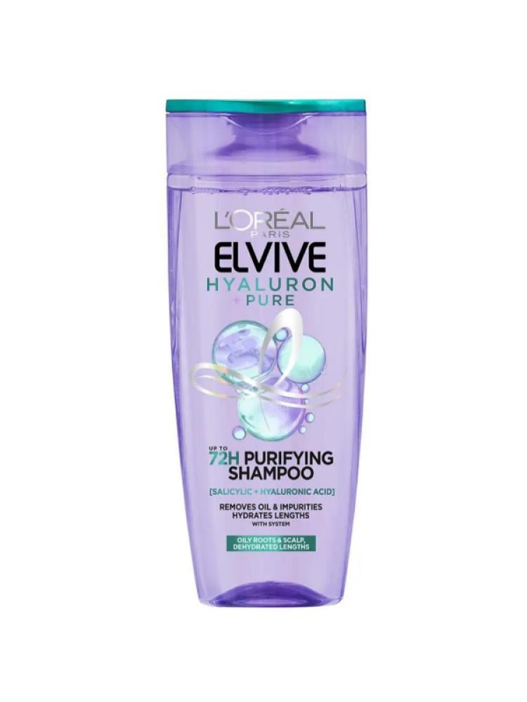 L'Oreal Paris Elvive Hyaluron Pure 72H Purifying Shampoo - 600ml