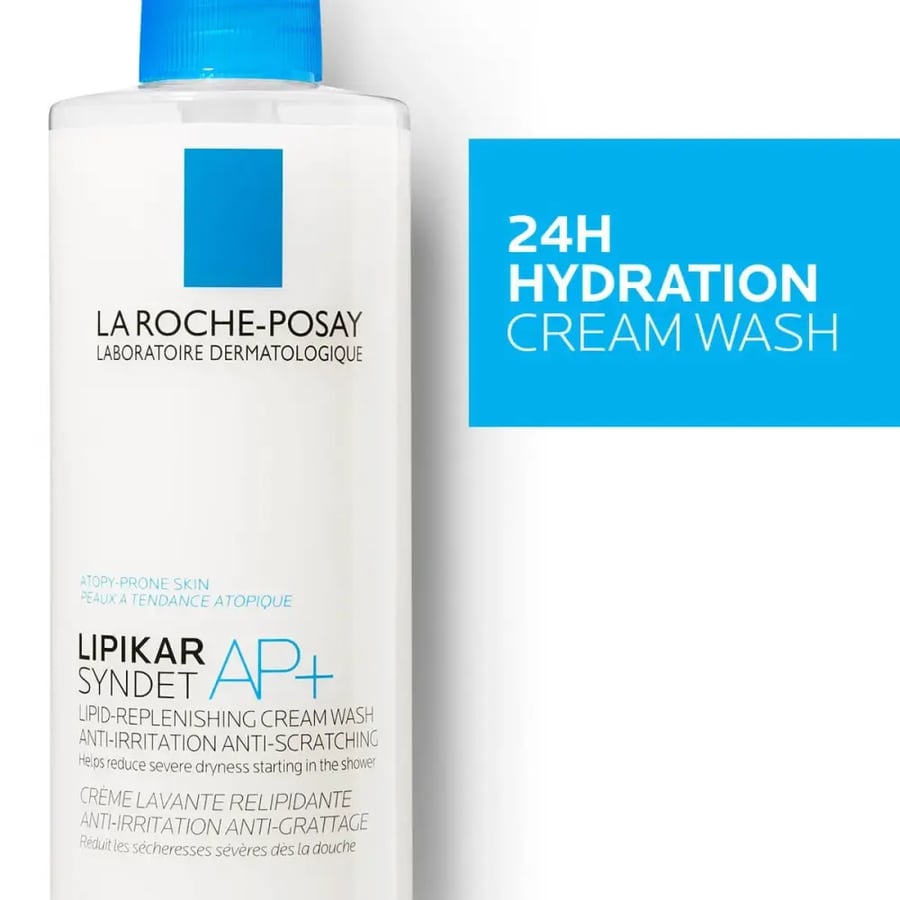 La Roche-Posay Lipikar Syndet AP+ Body Wash for Dry and Eczema-Prone Skin - 400 ml
