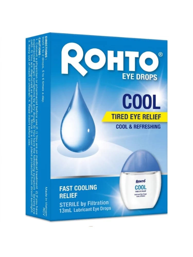 Rohto Cool Fast Relief & Refreshing Eye Drops - 13ml