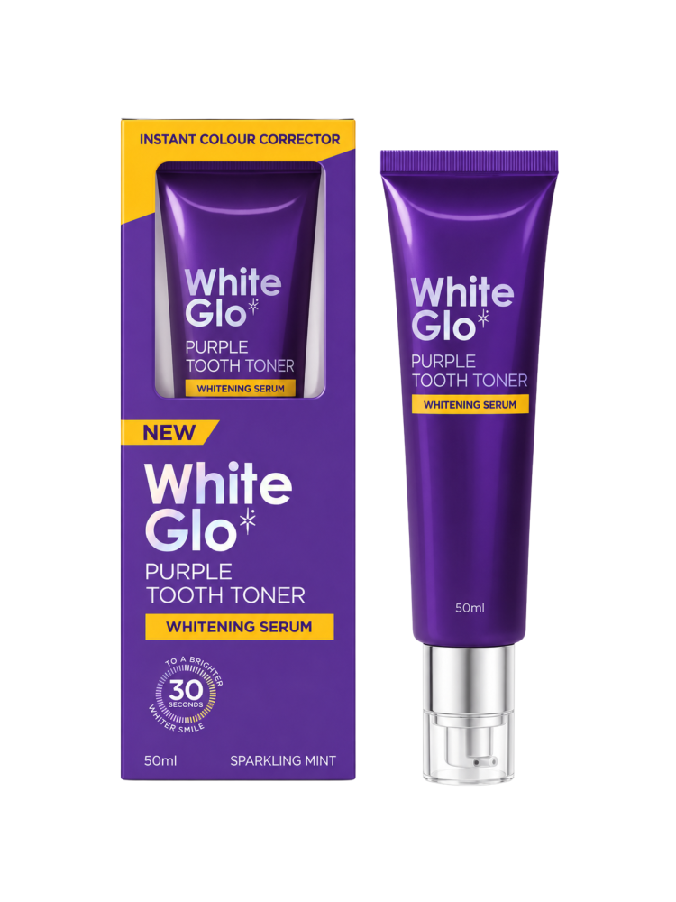 White Glo Purple Tooth Toner Whitening Serum – 50 ml