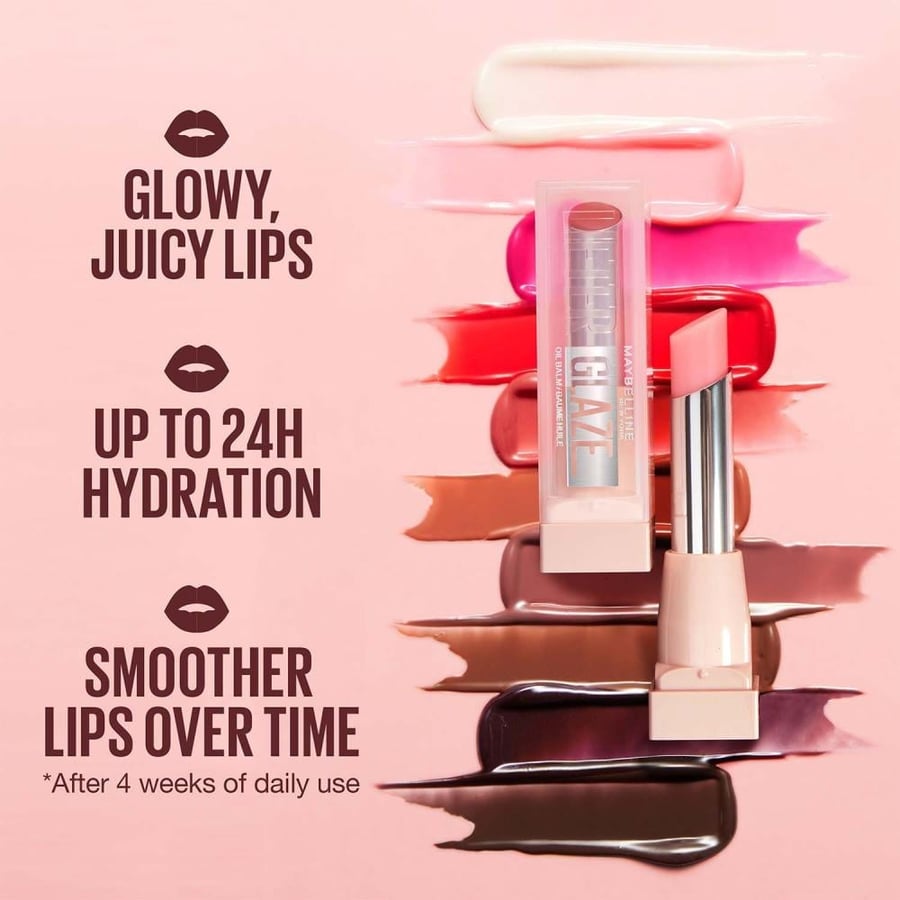 مرطب شفاه ليفتير جليز من ميبلين- 2.8جرام - درجة 05 Peach Quench