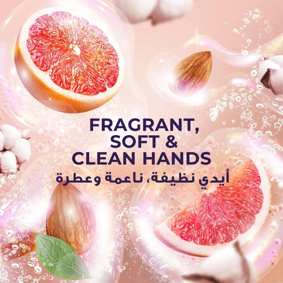صابون سائل لليدين بالجريب فروت وزيت اللوز من لوكس - 250 مل