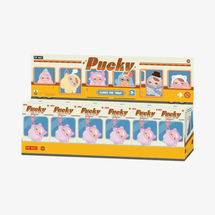 PUCKY Closed for Today Series Vinyl Plush Pendant Blind Box