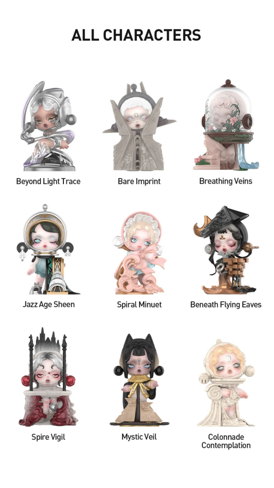 SKULLPANDA Where Time Dwells Series Figures