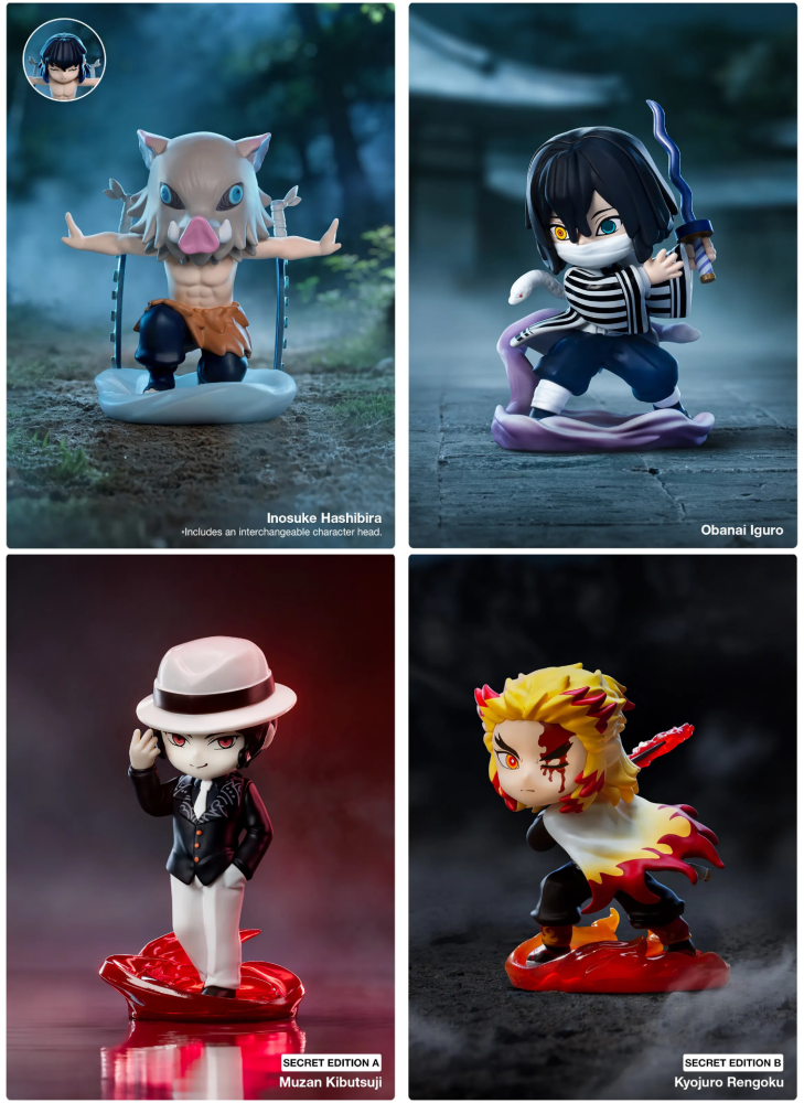 Demon Slayer: Kimetsu no Yaiba Battle Series Figures