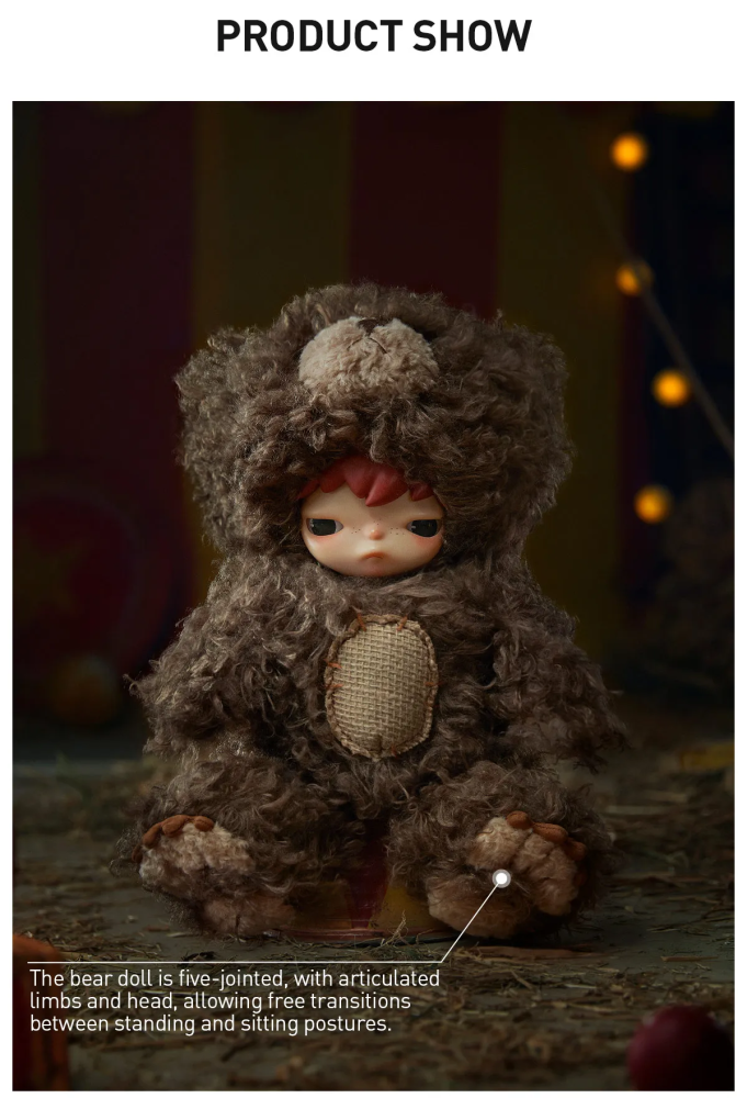 Hirono Bear Vinyl Plush Doll
