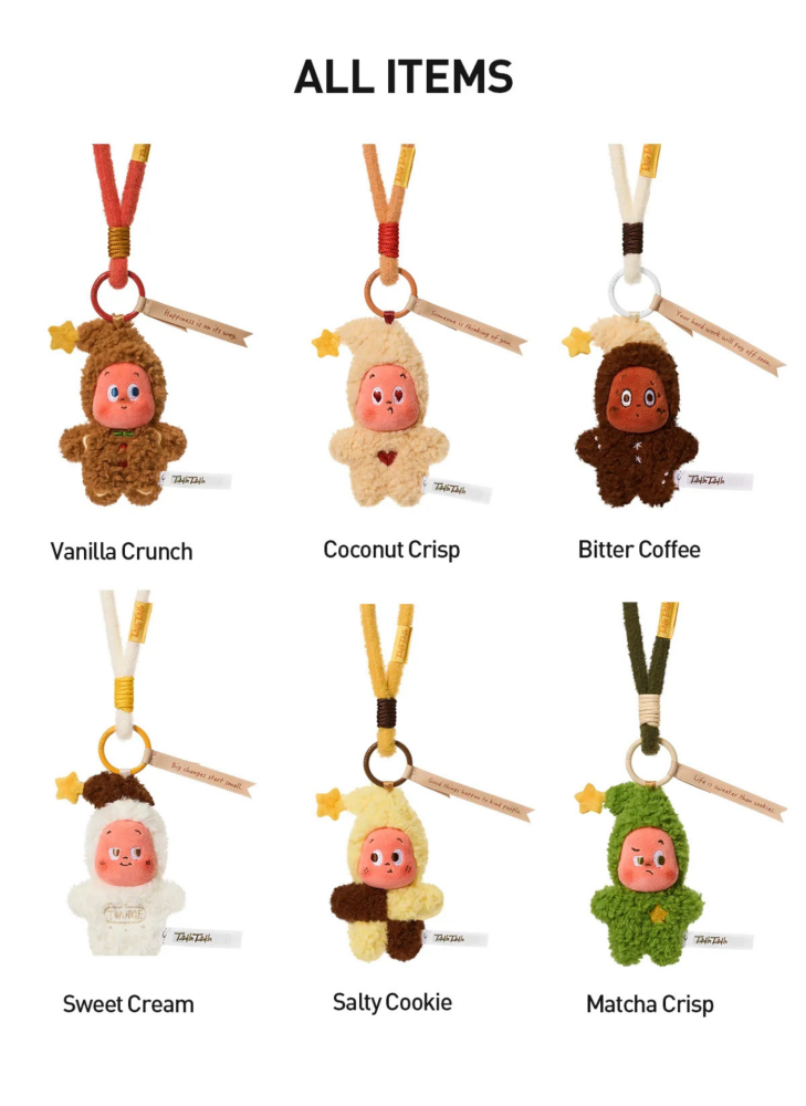 Twinkle Twinkle Savor the Moment Series-Fresh-Baked Mini Cookies Plush Pendant Blind Box