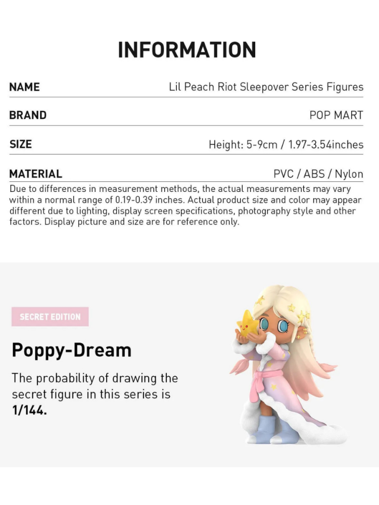 Lil Peach Riot Sleepover Series Figures