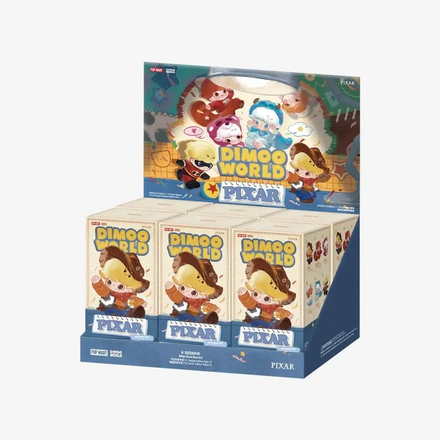 DIMOO WORLD x PIXAR Series - Vinyl Plush Pendant Blind Box