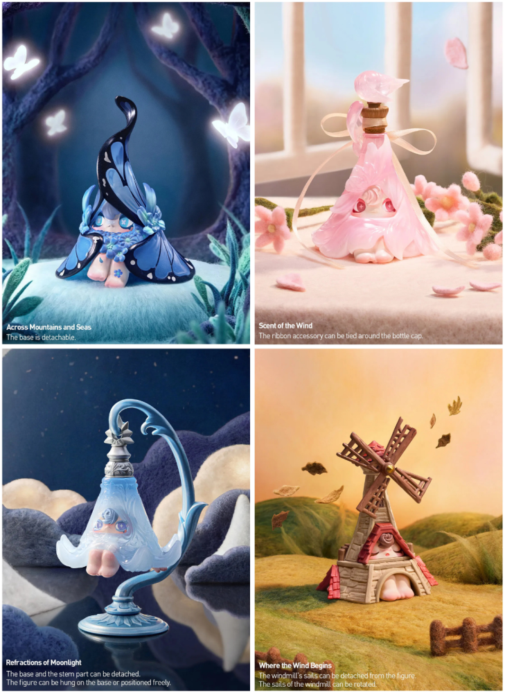 1001MOONS  Wind's Intention Series Figures