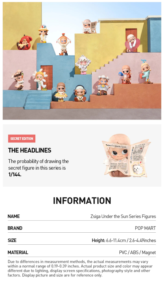 Zsiga Under the Sun Series Figures