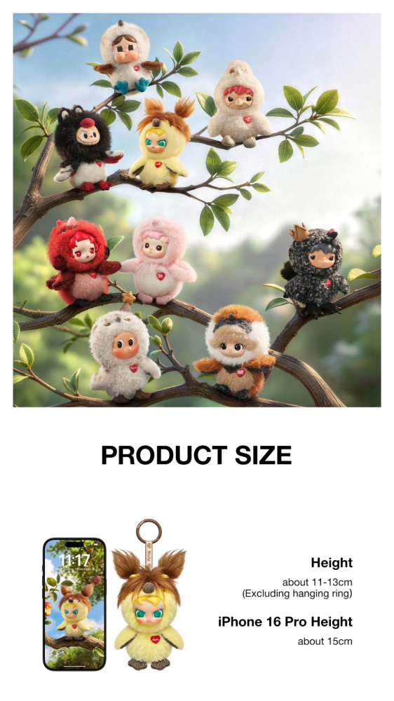 Dear Birds Series-Plush Pendant Blind Box
