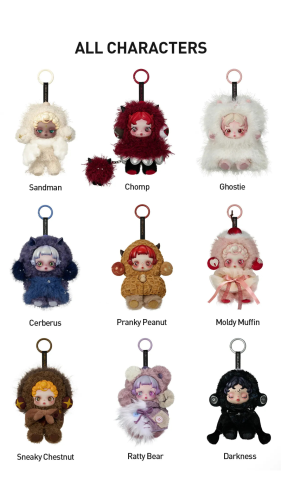 SKULLPANDA You Found Me! Pendant Doll Plush Series