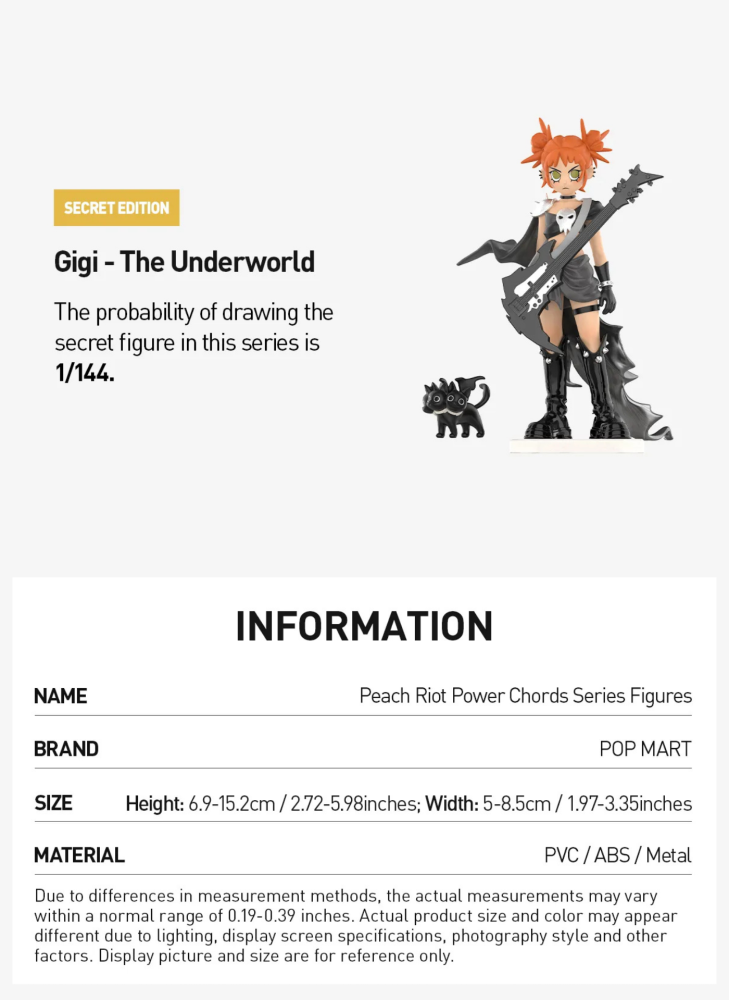 Peach Riot Power Chords Series Figures