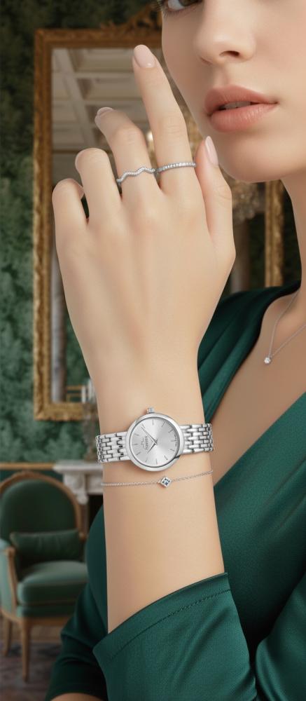 ساعة نسائية ماركة مارتيني  M536-1 فضي