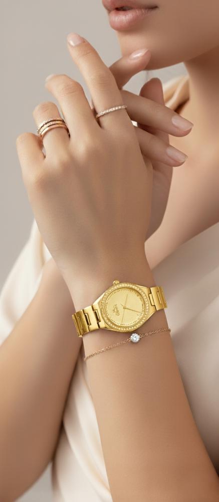 ساعة نسائية ماركة مارتيني  M537-6 ذهبي
