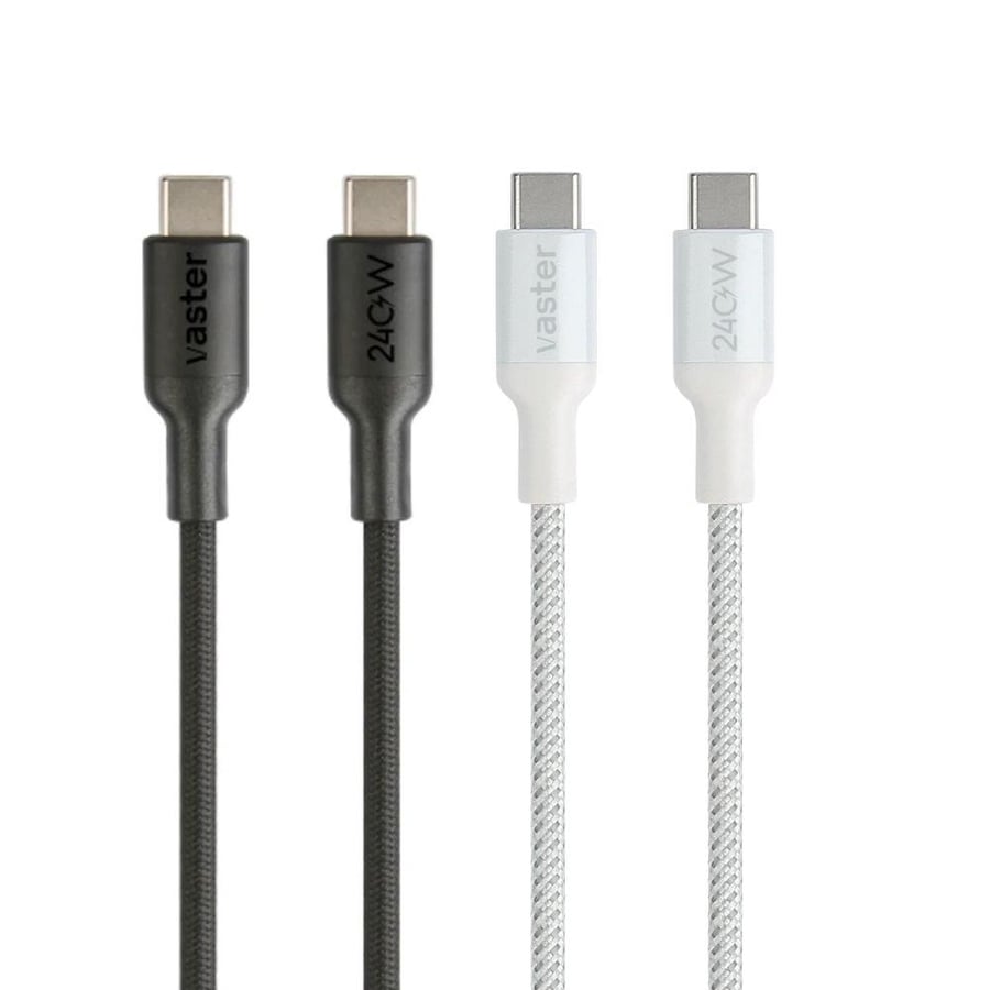كيبل vaster from stc - من تايب سي الى تايب سي 240W  120cm - متوفر بخيارات متعددة