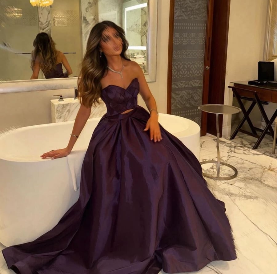 فستان سهرة بوليسيا شانطن راقي جداً