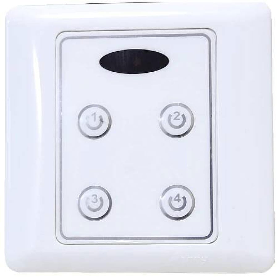 A four-button remote control key, easy-to-use remote control, the perfect alternative