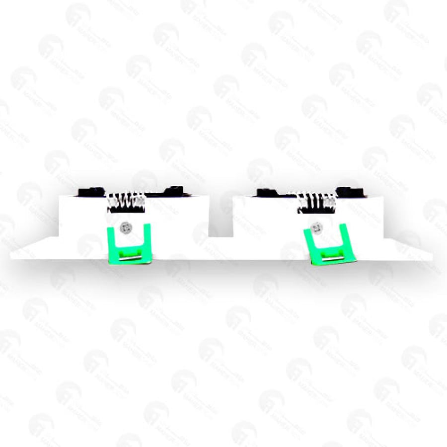 Square dual plastic anti-glare frame