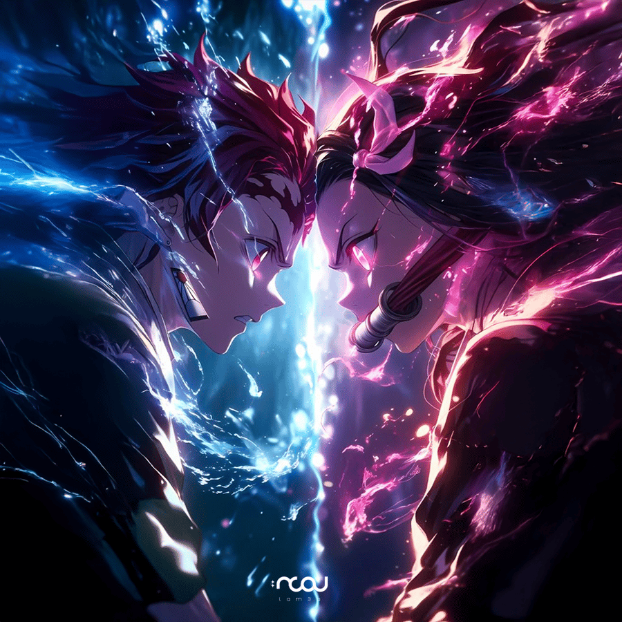 Tanjirou and Nezuko