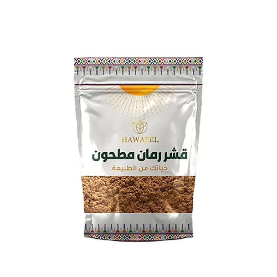 قشر رمان مطحون 250 غرام من حوافل الجمال