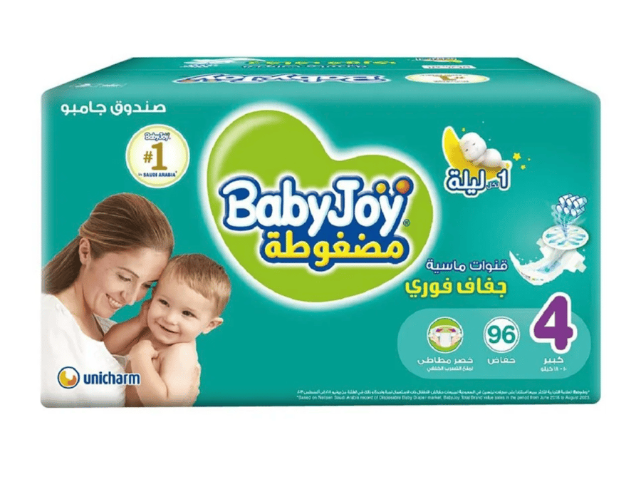 حفاضات بيبي جوي (صندوق جامبو)