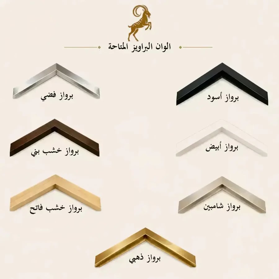 لوحة إيقاع الحروف (3 أشكال) – كانفس فني لخط عربي تجريدية بتصميم معاصر