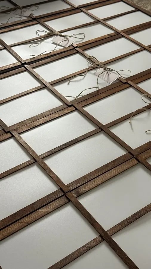 نافذة نهار ريحان  | 120x30 سم