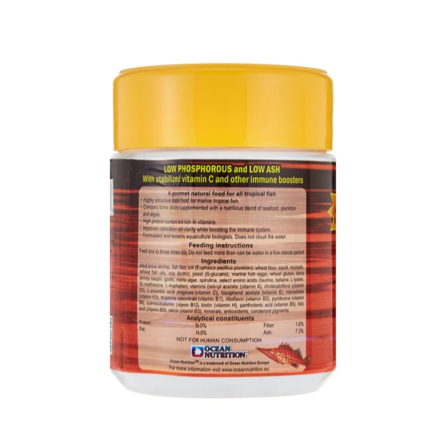 براين شرمب (ارتيميا) مجففه -  Ocean Nutrition Brine Shrimp Plus Flakes – 34g