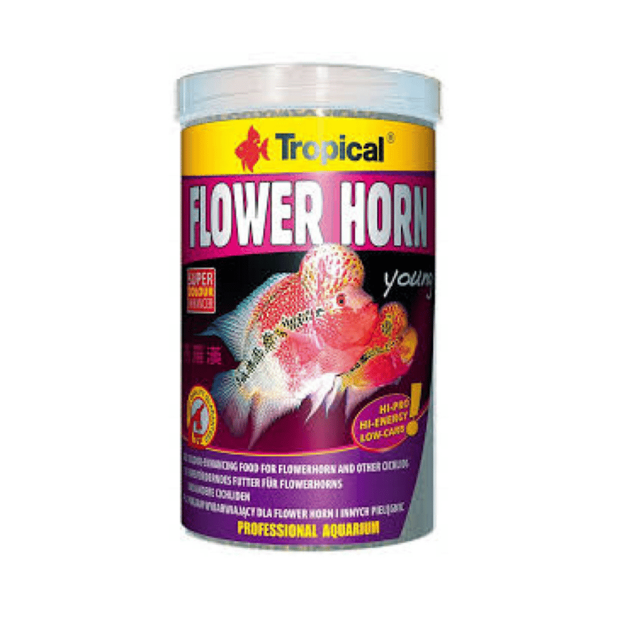 تروبيكال فلاور هورن يونغ بيلت – Tropical Flower Horn Young Pellet