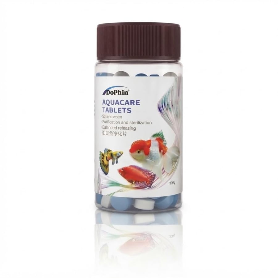 أقراص ملح التعقيم ومعالجة المياه من دوفين (Dophin Aquacare Salt Tablets - 500g)