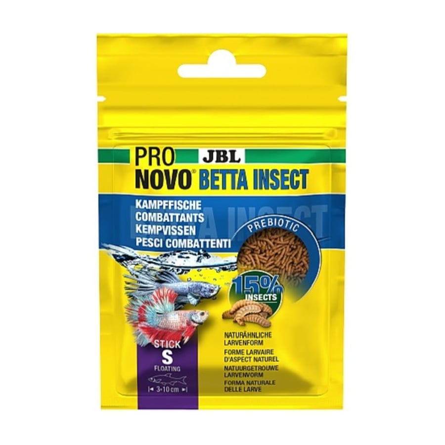 JBL ProNovo Betta Insect – غذاء حشري طافٍ (ستيكس) لأسماك البيتا